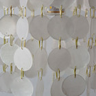 Crystal Wall Lamp Natural Shells d'intérieur moderne décoratif