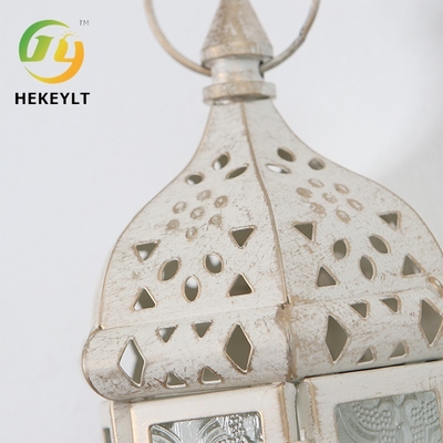 Lumière pendante accrochante de Menorah de Marocain de verre de fer pour épouser la maison