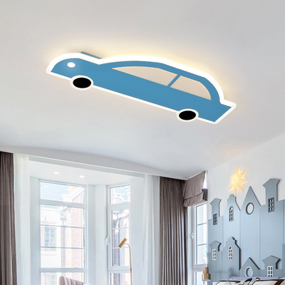 Cartoon LED de protection des yeux de modélisation de voiture de plafond de la lumière sans pas Dimming RGB de la lumière de chambre des enfants