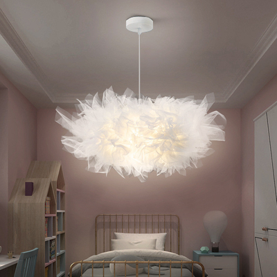 Moderne Nordique Créatif Lumineuse à l'odeur blanche à LED Simple Nuage Blanc Pendant Lumière Pour Chambre