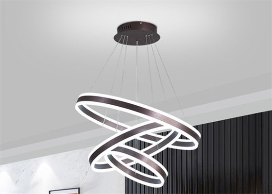 Abat-jour 100cm Ring Light For Restaurant moderne minimaliste de Brown