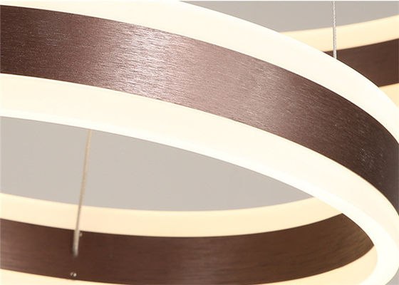 Abat-jour 100cm Ring Light For Restaurant moderne minimaliste de Brown