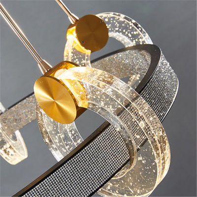 Matériel contemporain et Crystal Luxury Chandeliers nordique de allumage d'intérieur décoratif et lumières pendantes modernes