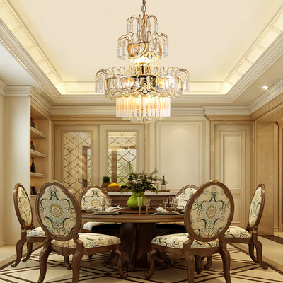 La décoration d'intérieur de luxe de villa a mené la lumière pendante 880W 6500K