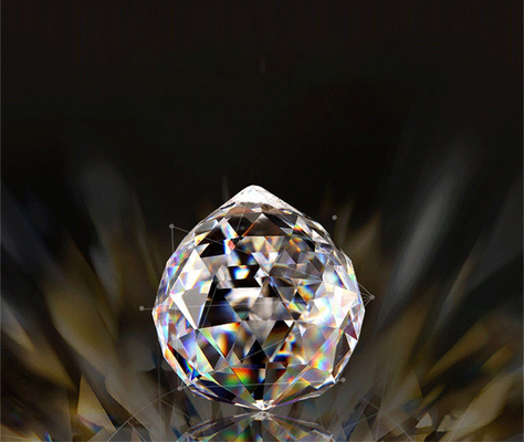 Longueur décorative 800mm de lustre de Crystal Pendant Light Led Crystal de chambre à coucher