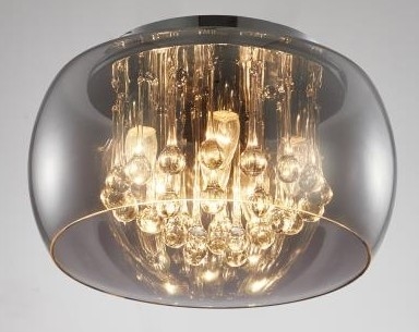 Salon d'intérieur Crystal Pendant Light Luxury Bright moderne