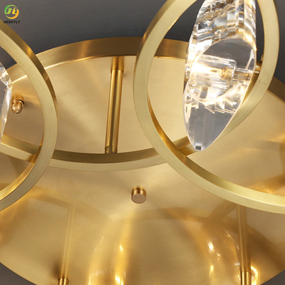 Le plafonnier en cristal à la maison de l'hôtel LED a adapté de luxe aux besoins du client