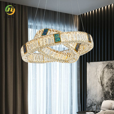 la fantaisie 3500K de luxe a mené le décor de Crystal Pendant Light Hotel Home