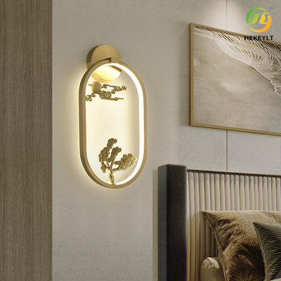 Zen Light Luxury Table Lamp de cuivre pour la décoration 110 - 240V