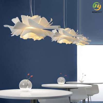 Lustre moderne de fleur du salon E27 de lampe italienne de salle à manger