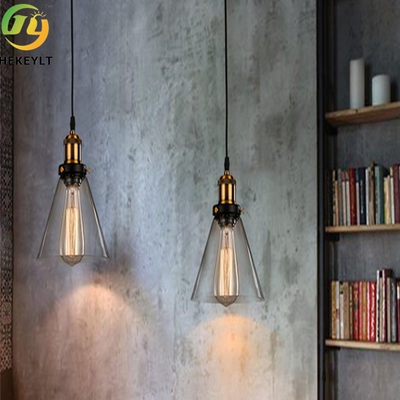 Décoration d'intérieur moderne de la base LED Amber Glass Pendant Light Fashionable de l'ampoule E26