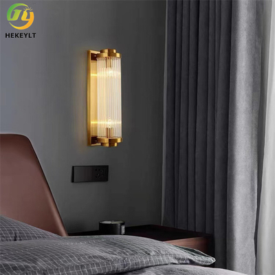 E14 lumière moderne en cristal de mur en métal LED de luxe pour résidentiel