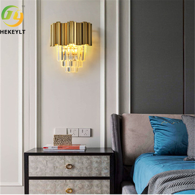 base moderne de luxe d'ampoule de Crystal Metal Clear E14 de lumière de mur de 5W LED