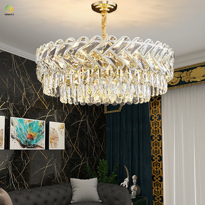 Villa de luxe d'hôtel de LED K9 Crystal Pendant Light Contemporary Classic décorative