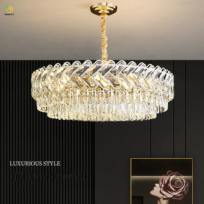 Villa de luxe d'hôtel de LED K9 Crystal Pendant Light Contemporary Classic décorative