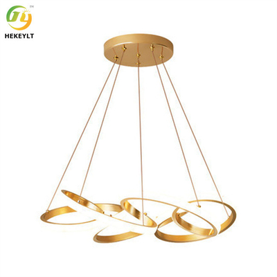 78 watts LED Ring Chandelier Dimmable Integrated moderne