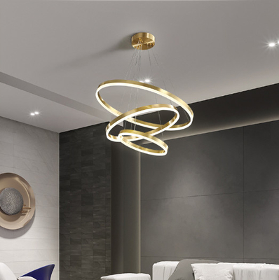 Chambre à coucher moderne de pièce en métal LED Ring Light For Living