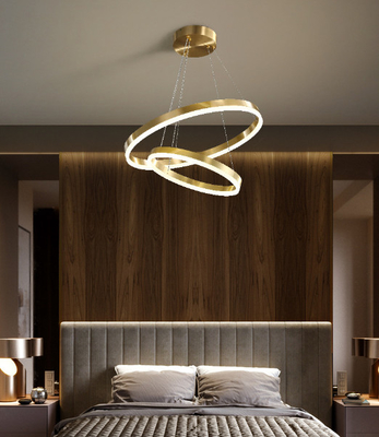 Chambre à coucher moderne de pièce en métal LED Ring Light For Living