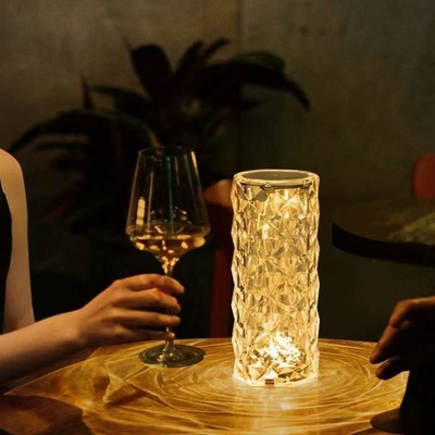 club créatif de cadeau en métal 5W de chevet de lampe acrylique moderne de table