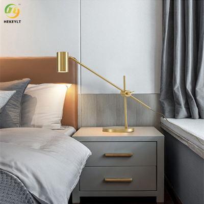 G9 X 1 pièce d'étude de luxe de chambre à coucher de chevet de lampe de cuivre en laiton de table