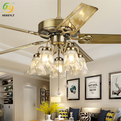 42&quot; E27 lampe européenne moderne de fan de la coutume rétro LED pour la maison de salle à manger