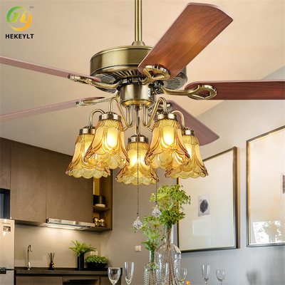 42&quot; E27 lampe européenne moderne de fan de la coutume rétro LED pour la maison de salle à manger