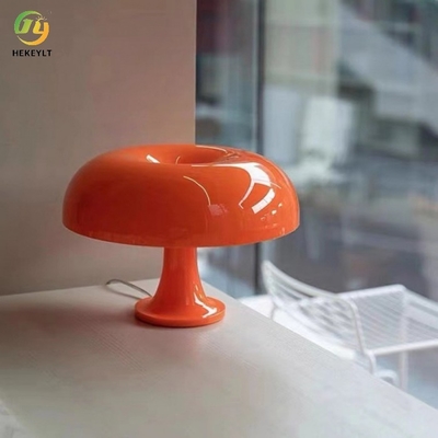 Lampe de champignon de polycarbonate danois classique de lampe blanche/de l'orangeBedroom 320mm chevet