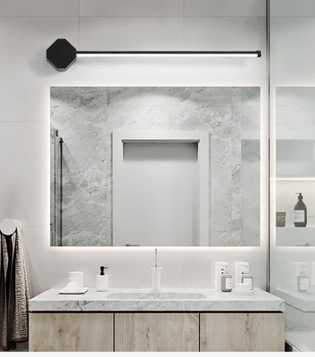 Vanité acrylique nordique moderne de salle de bains d'hôtel de LED allumant l'anti ternissement imperméable