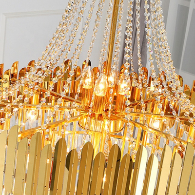 Lustre de luxe moderne de Crystal Pendant Light Home Decoration de fantaisie nordique