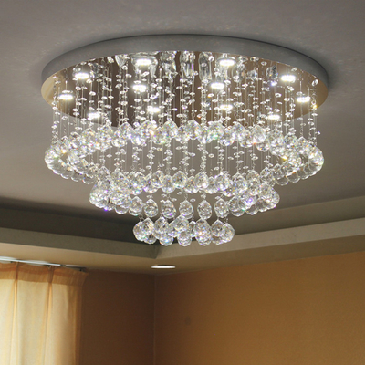 Grand mariage mené de luxe de fantaisie de Crystal Ceiling Light Live Bedroom