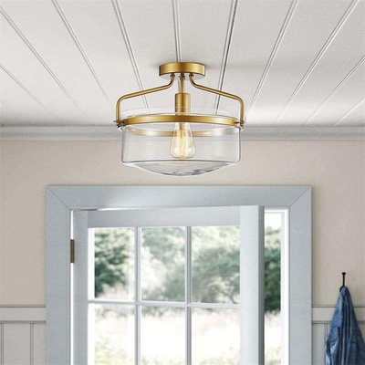Lampe menée moderne nordique de plafond en verre de salle à manger de lampe de plafond