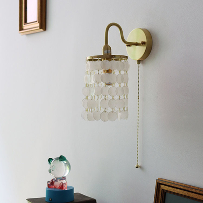 Lampe de mur moderne décorative de coquilles naturelles pour le restaurant d'intérieur