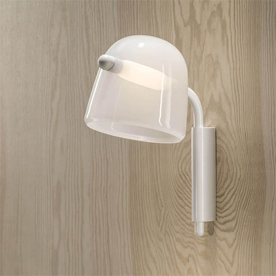 Lampe de mur de verre moderne de la lumière D20 X W28 X H35cm LED de mur de courrier simple de chambre à coucher