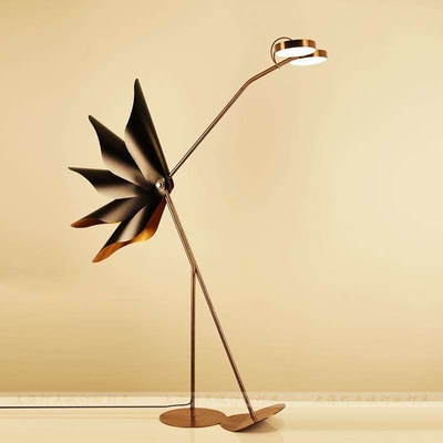 Double lampe principale de plancher post-moderne nordique pour la chambre à coucher créative de personnalité