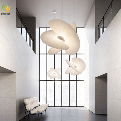 L'escalier créatif de duplex d'appartement de villa de GRENIER d'Art Chandelier Lamp For de personnalité en soie sélectionnent vide
