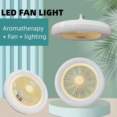 Éclairage de lumière de fan de plafond de salle à manger de chambre à coucher de lumière de fan d'Aromatherapy de LED + lumière pendante de fan invisible de la fan 2-In-1