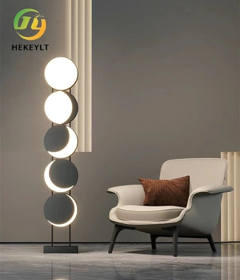 Créatif simple nordique d'Art Spherical Decorative Floor Lamp pour la chambre à coucher de salle d'exposition
