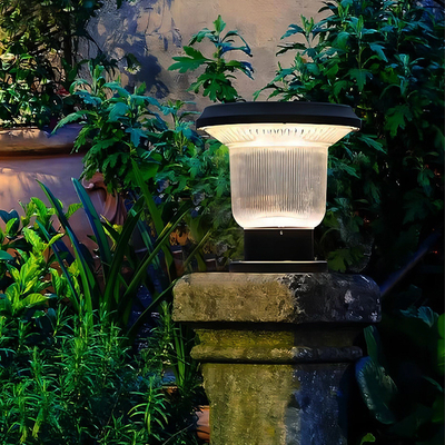 Tête de cylindre étanche solaire maison Villa mur jardin lumière clôture de jardin