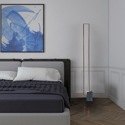 Lampe de sol nordique de ligne créative moderne simple salon chambre à coucher lampe de chevet