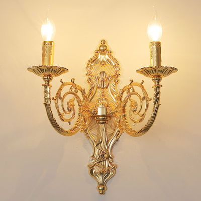 Taille 43cm Crystal Wall Lamp For Reading de la longueur 40cm de chevet d'or blanc