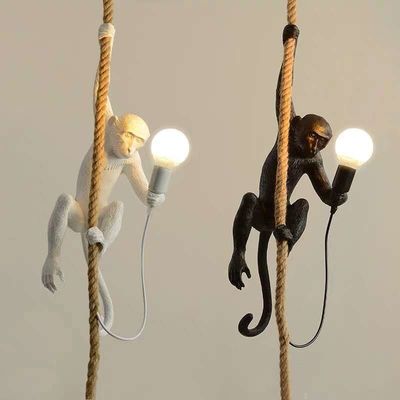 Lumière pendante de singe économiseur d'énergie de résine pour le magasin d'habillement