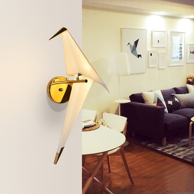 Lampe de mur moderne d'oiseau économiseur d'énergie de PaperCrane pour le salon
