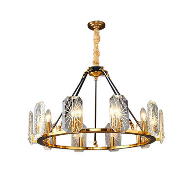 Lampe décorative Crystal Nordic Luxury Chandeliers et lumières pendantes modernes
