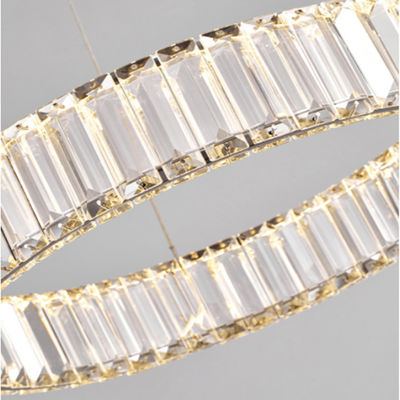 Corrosion résidentielle titanique de Crystal Modern Pendant Light 265v d'or anti