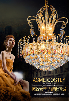 Grand lobby Crystal Pendant Light Dia de luxe intelligent 400mm