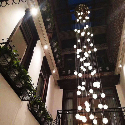 Lumière pendante de luxe de décoration de villa de lobby de SAA pour le restaurant