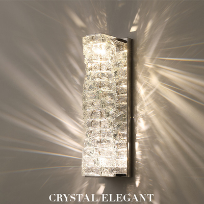 Décoration moderne d'intérieur artistique AC85V de Crystal Wall Lamp Living Room