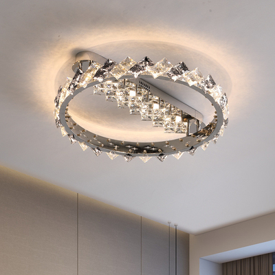 Beau style moderne de luxe l'épousant de Crystal Body de plafonnier de la conception LED de décor