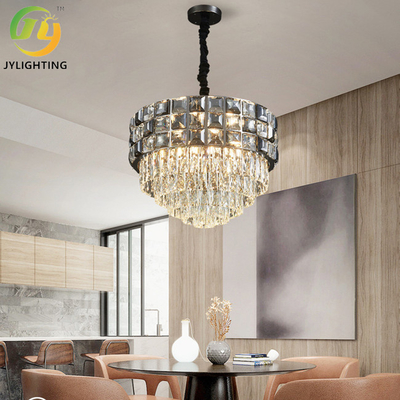 Métal Crystal Pendant Light Luxury Indoor de D50cm résidentiel